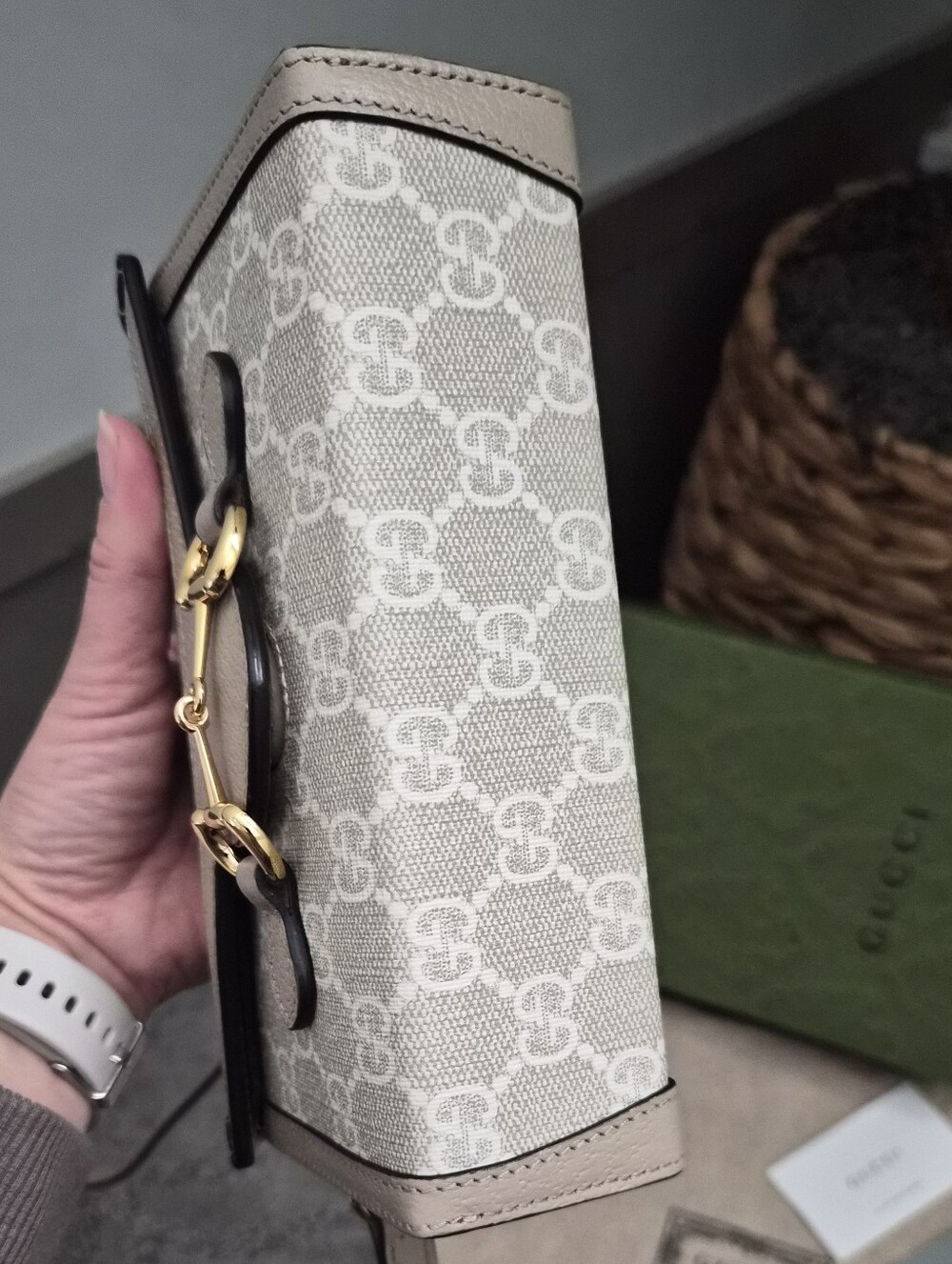 BRAND NEW Gucci Mini Horsebit 1955 Bag - Picture 4 of 8